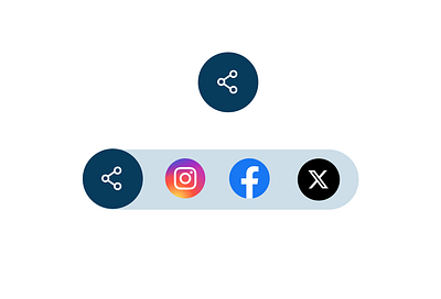 #DailyUI Day #10. Social Share Button android button dailyui design interface mobile share social ui ux