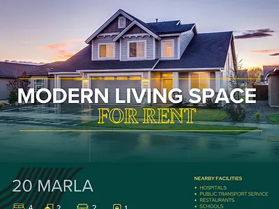 Real Estate Poster #3 advertise branding creative design designer edit graphic design photoshop real estate