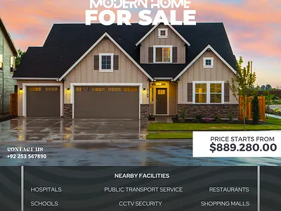 Real Estate Poster #7 advertise branding creative design designer edit graphic design photoshop poster real estate
