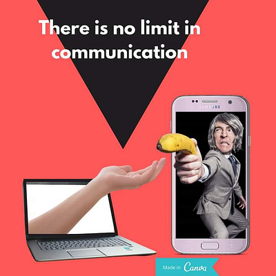 Unlimited communication graphic design