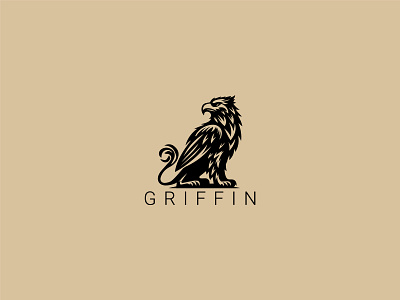 Griffin Logo creature eagle griffin griffin head griffin logo griffins griffon gryphon history leadership management mystical myth mythology polygon security strength tech unique usa