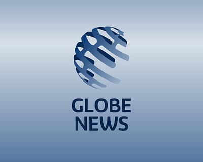 GLOBE NEWS / Television News Network logo branding dailylogochallenge design graphic design illustration logo typography vector