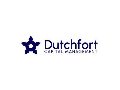 Dutchfort Capital Management Logo branding capital design graphic design hedge fund illustration investing logo vector