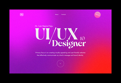 Portfolio Web Site Design branding figma graphic design landingpage logo portfolio portfolio website ui uiux webdesign