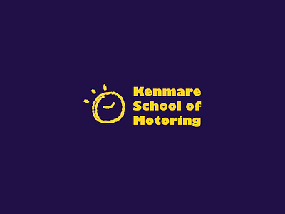 Kenmare School of Motoring brand branding bright fun graphic design logo social media