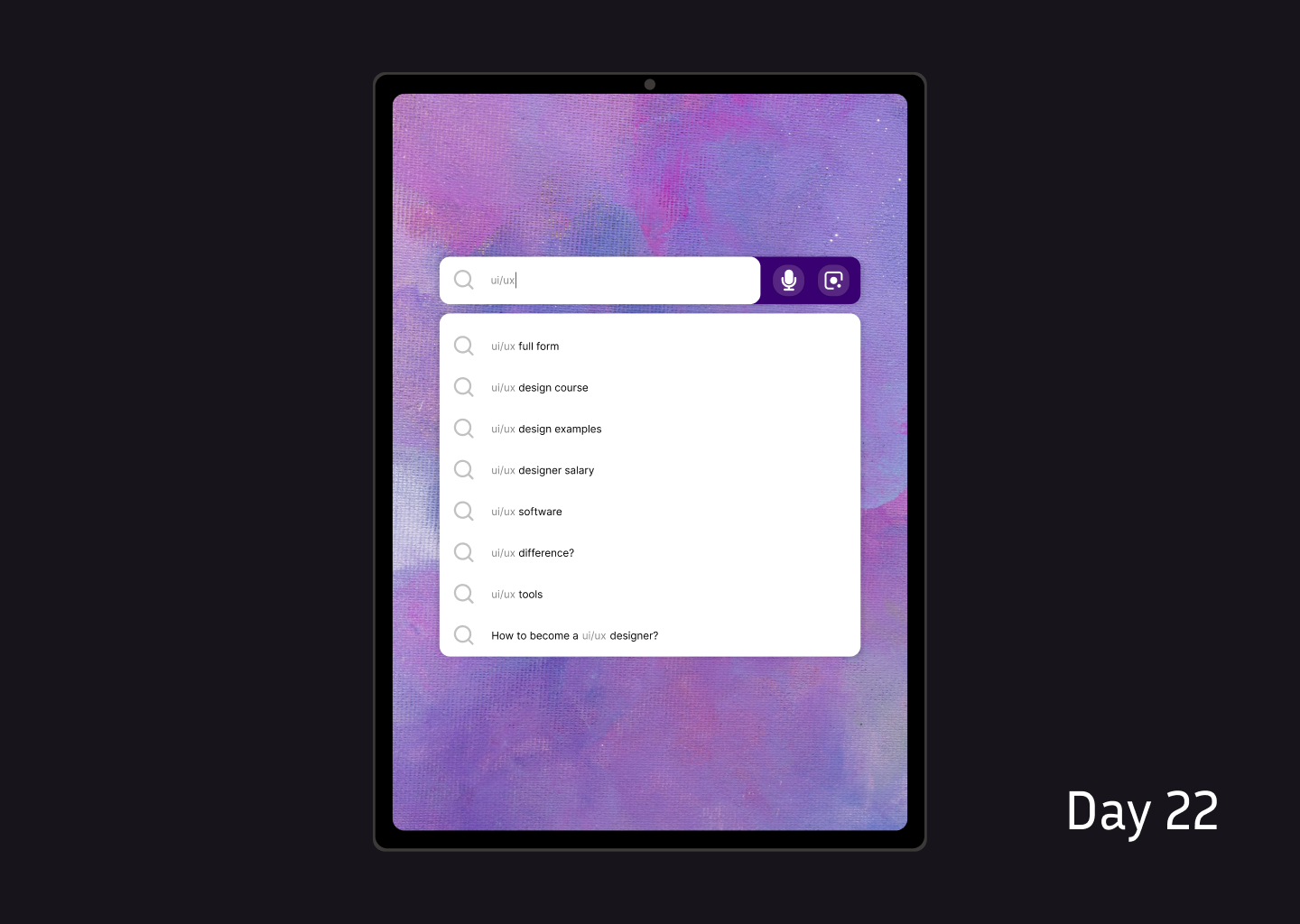 #DailyUI #022 | Prompt: Search 3d challenge dailyui design graphic design logo search search bar ui