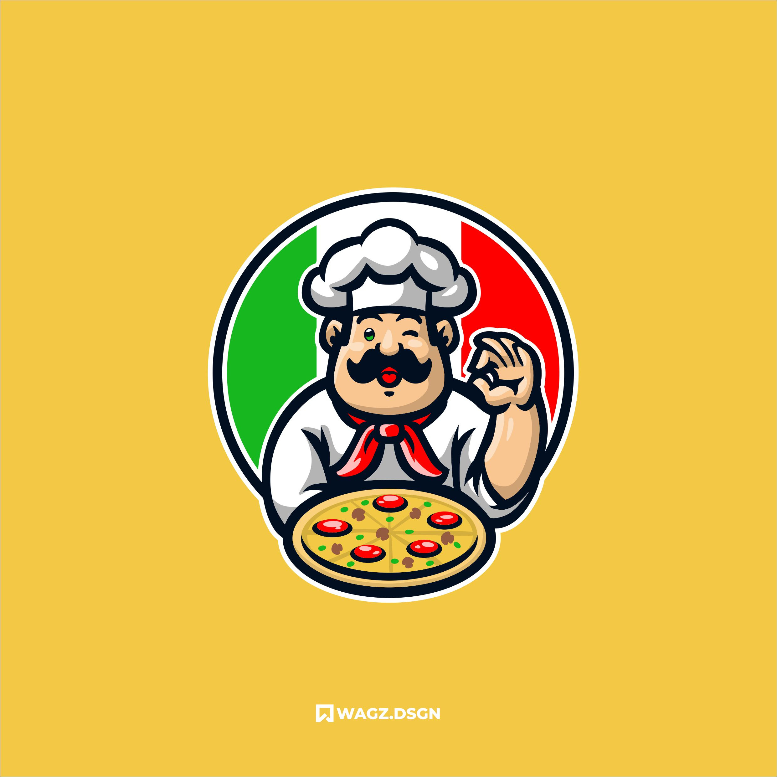 Pizza Man design graphic design illustration logo mascot mascot logo pizza pizza guy pizza logo pizza man pizza mascot vector