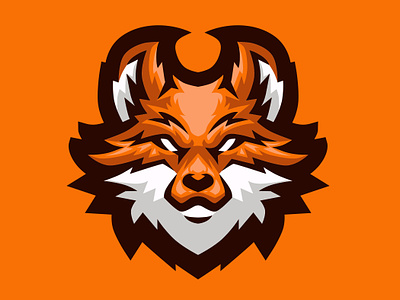 WRATH FOX angry face design esport fox fox logo fox mascot graphic design illustration logo mascot mascot logo serious fox sportlogo vector