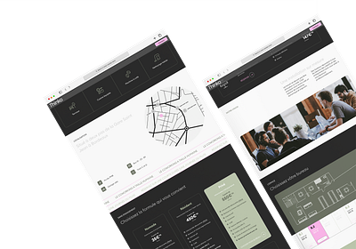 Website - UI UX Design - Thinko (coworking) cowork coworking design graphic design landing page ui ux web website