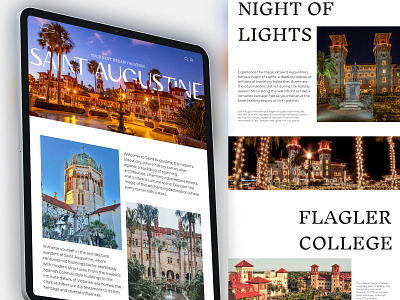 Longreads article St. Augustine design graphic design typography ui ux webdesighn