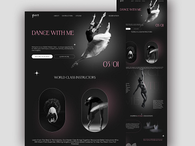 Dance With Me design graphic design ui ux webdesighn