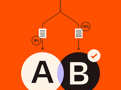 A/B Testing Illustration ab app automation design email icon illustration integration management project software testing