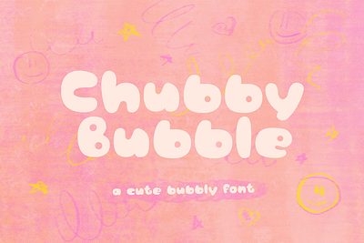 Chubby Bubble | Display Fonts brand identity branding design digital type display font font font design font family font style graphic design hand lettering illustration lettering type design typeface typography vector