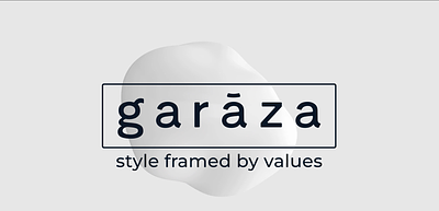 garaza branding clothingbrand graphic design identity logo process