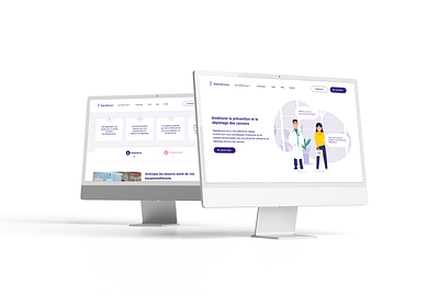 App web & Website - UI UX Design -Depistage (health) app graphic design ui ux website