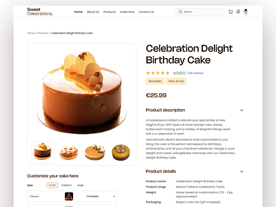 Chocolate shop website | product detail page checkout page chocolate chocolate page chocolate shop customization page delivery website ecommerce website food delivery food delivery page order customization product product detail product page product page design product page ui shopify website design website ui
