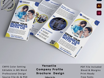 Company Profile & Brochure Design 3d animation branding brochure company profile graphic design logo motion graphics ui