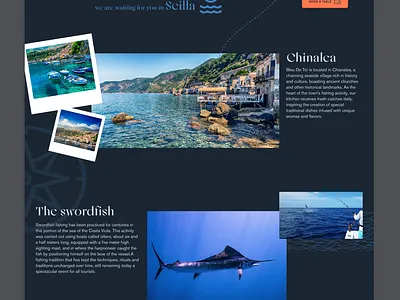Bleu de Toi - Italian Restaurant - About us about us art direction calabria chinalea concept figma food italian landing page restaurant scilla web web design webdesign website