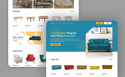 Sofa shop design graphic design logo ui ux vector