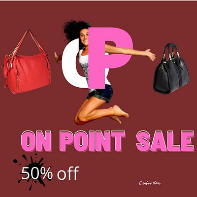 On point graphic design logo