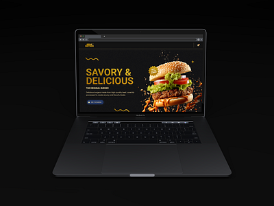 Burger Joint Website Design burger burger website food food website graphic design photoshop prototype responsive web design ui ui design uiux uiux design user interface design ux ux design visual design wireframe