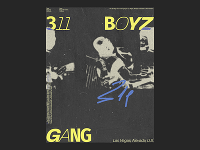 311 Boyz poster boyz gang garage graphic design la poster