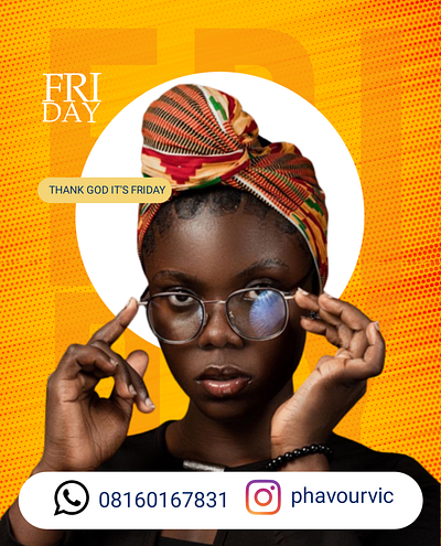 Friday flyer design daily design design friday design graphic design simple design social media design tgif design