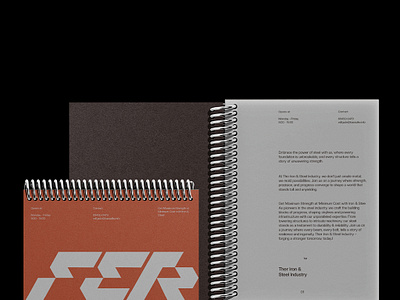 FER - Stationary branding design graphic design logo logomark logotype presentation ui