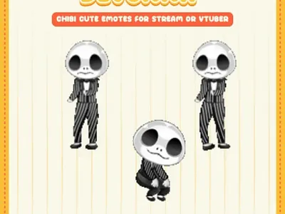 ☠️Skeleton Chibi Twerk Dance 💀 animation chibi emotes concept emotes custom emotes cute emotes design digital artwork discord emotes graphic design illustration kick emotes open commission personalized emotes skeleton twerk twitch emotes ych emotes