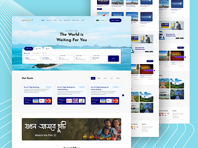 Travel WORLD Website - Figma UI Design design landing page sass tamplate trandy travel travel website tusharsharma69 ui ui design uimuc design web design website