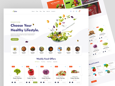 Orfarm Website - Figma UI Design buy and sell design ecommarc food sass tamplate trandy tusharsharma69 ui ui design web design website website design