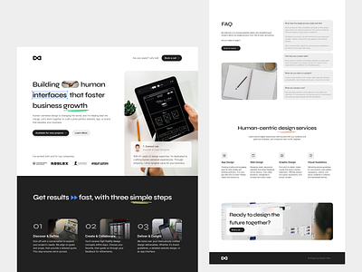 UI Design Website agency branding design figma graphic design hero human logo ui web web design website