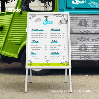 SEA SPRITE - Sea Food Branding, Customer Experience logo design