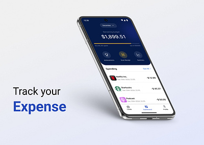 Expense Tracking App 3d app branding design graphic design illustration logo ui ux vector