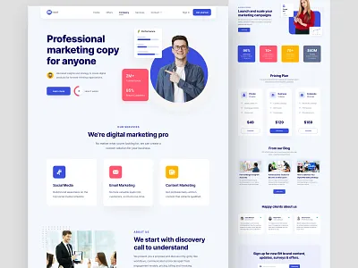 Digital Marketing Agency Landing Page advertising bhbraendagency branding digital agency digital marketing digital marketing agency landing page marketing agency marketing website search engine search engine optimization seo agency seo website uiux web design website design
