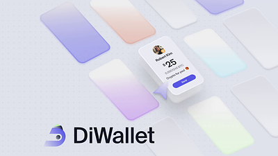 Diwallet - Crypto Wallet Mobile App animation banking bitcoin blockchain crypto crypto currency crypto platform crypto trading crypto wallet currency ethereum exchange finance fintech mobile mobile app mobile design money trading wallet