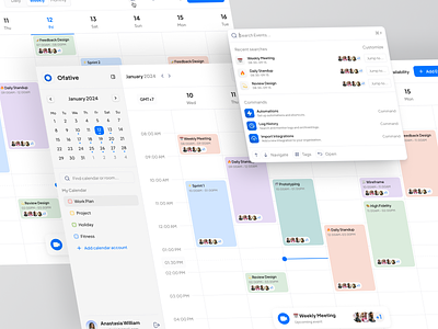 Search Modal UI calendar cansaas clean component dashboard interface looking modal pop up popup saas search search ui services ui ux