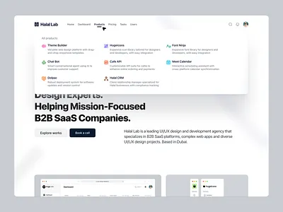 Mega Menu - Navigation clean ui design icons illustration megamenu navigation saas design ux design web design website header