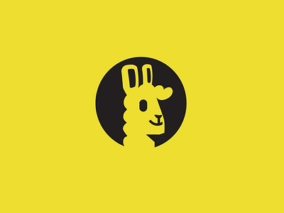 Llama 2 animal bold branding design geometric llama logo logodesign mascot modern negative space