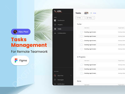 Tasks Management - Remote Teamwork apps for task management best task management app crm dipupaul dipupaul0101 figmadesign personal task management project management design remote teamwork saas app task management task management teams task management app task management board task management software task management template ui design ui ui design web application website