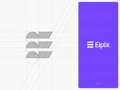 Eipix branding design e icon letter e logo logo designer monogram