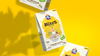 Bebeburp Mixes | Packaging baby food bebeburp bowarrow design cereal mixes packaging packaging design paper bag paper bag packaging porridge porridge packaging
