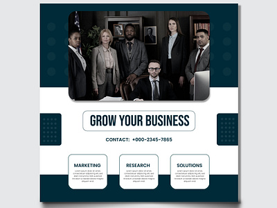 Grow your business poster design business design graphic design growbusiness poster socialmedia