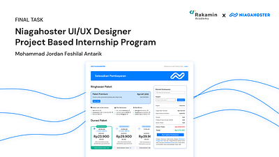 Redesign Niagahoster Checkout Process case study design design thinking indonesia internship magang process rakamin redesign ui uiux ux website design website development