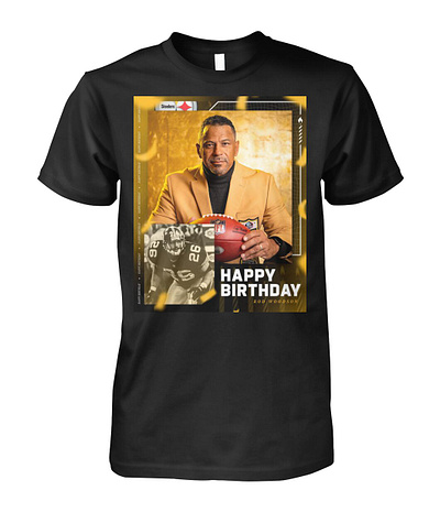 Happy Birthday Rod Woodson Pittsburgh Steelers Shirt