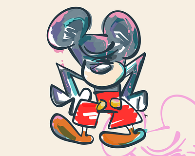 Grumpckey Mouse characterdesign illustration