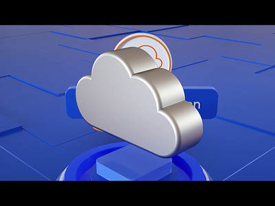 Cloud Managed Service_3d Animation 3d 3d animation 3d explainer video animation cloud cloud management explainer video iconography icons smart cloud
