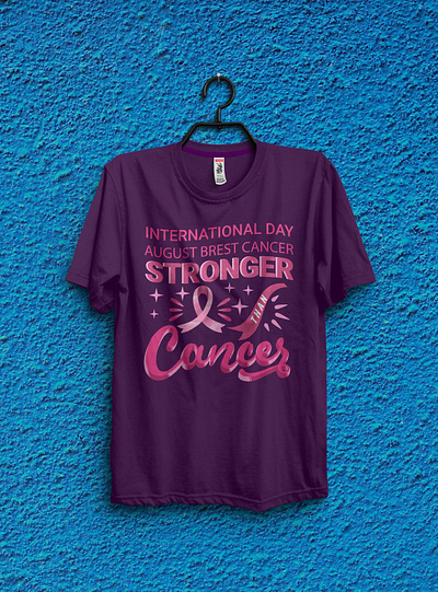 Brest Cancer Day T shirt Design logo t shirt design