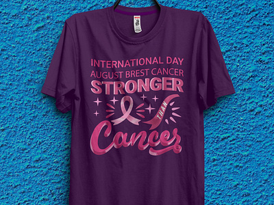 Brest Cancer Day T shirt Design logo t shirt design