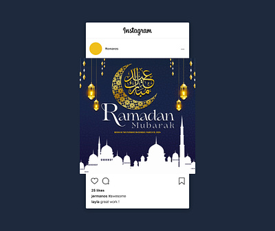 Ramadan Kareem-Social Media Post design designer graphic design instagram post mahakashbd ramadan ramadan kareem ramadan poster ramadan mubarak social media design social media post
